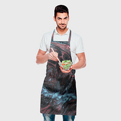 Фартук кулинарный Разводы от краски, цвет: 3D-принт — фото 2