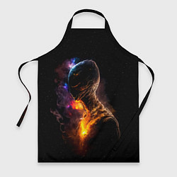 Фартук кулинарный Инопланетянин в космическом пространстве, цвет: 3D-принт