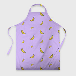 Фартук кулинарный Паттерн - бананы, цвет: 3D-принт
