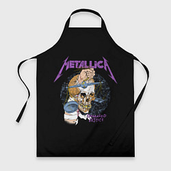 Фартук кулинарный Metallica - damaged justice, цвет: 3D-принт