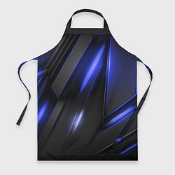 Фартук кулинарный Синие неоновые плиты, цвет: 3D-принт