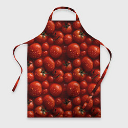 Фартук кулинарный Сочная текстура из томатов, цвет: 3D-принт