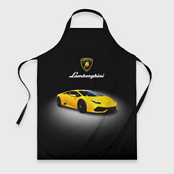 Фартук кулинарный Спорткар Lamborghini Aventador, цвет: 3D-принт