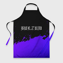 Фартук кулинарный Burzum purple grunge, цвет: 3D-принт