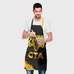 Фартук кулинарный GTA - gold gradient, цвет: 3D-принт — фото 2