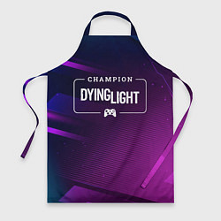 Фартук кулинарный Dying Light gaming champion: рамка с лого и джойст, цвет: 3D-принт