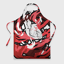 Фартук кулинарный The Bloody Heart, цвет: 3D-принт