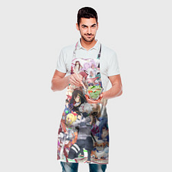 Фартук кулинарный Все персонажи аниме - первый сборник, цвет: 3D-принт — фото 2