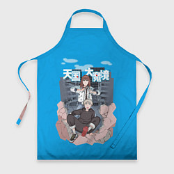 Фартук кулинарный Кируко и Мару - Великая небесная стена, цвет: 3D-принт
