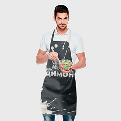 Фартук кулинарный Димон зубастый волк, цвет: 3D-принт — фото 2