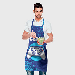 Фартук кулинарный Сёма геймер, цвет: 3D-принт — фото 2