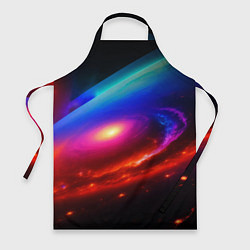 Фартук кулинарный Неоновая галактика, цвет: 3D-принт