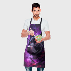 Фартук кулинарный Собака космос, цвет: 3D-принт — фото 2
