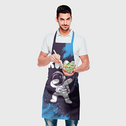 Фартук кулинарный Киря космонавт даб, цвет: 3D-принт — фото 2