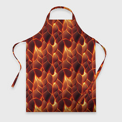 Фартук кулинарный Огненная мозаичная текстура, цвет: 3D-принт