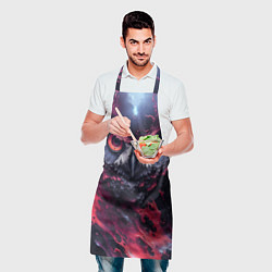 Фартук кулинарный Сова взгляд краска, цвет: 3D-принт — фото 2