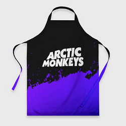 Фартук кулинарный Arctic Monkeys purple grunge, цвет: 3D-принт