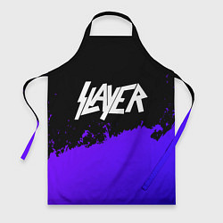 Фартук кулинарный Slayer purple grunge, цвет: 3D-принт