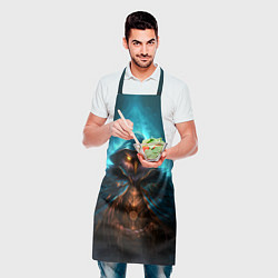Фартук кулинарный Сова в колдовской мантии, цвет: 3D-принт — фото 2