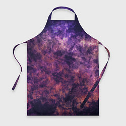 Фартук кулинарный Текстура - Purple galaxy, цвет: 3D-принт