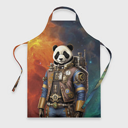 Фартук кулинарный Панда-космонавт - стимпанк, цвет: 3D-принт