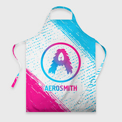 Фартук кулинарный Aerosmith neon gradient style, цвет: 3D-принт