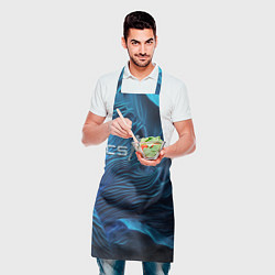 Фартук кулинарный CS GO ice logo, цвет: 3D-принт — фото 2