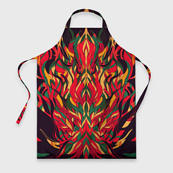 Фартук кулинарный Пожар в джунглях, цвет: 3D-принт