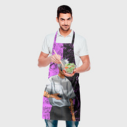 Фартук кулинарный Модный Сатору Годжо - Магическая битва, цвет: 3D-принт — фото 2