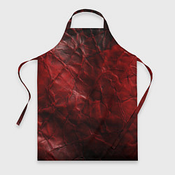 Фартук кулинарный Текстура красная кожа, цвет: 3D-принт