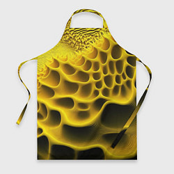 Фартук кулинарный Yellow background, цвет: 3D-принт