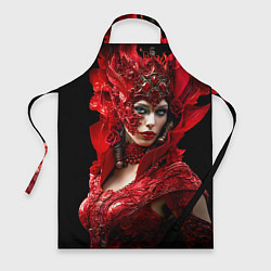 Фартук кулинарный Красная королева, цвет: 3D-принт