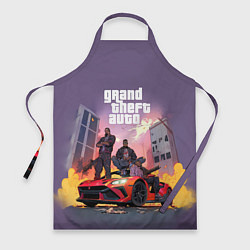 Фартук кулинарный Grand Theft Auto - game, цвет: 3D-принт