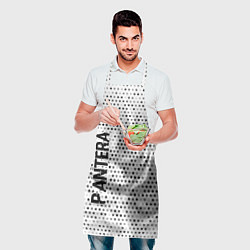 Фартук кулинарный Pantera glitch на светлом фоне: надпись, символ, цвет: 3D-принт — фото 2