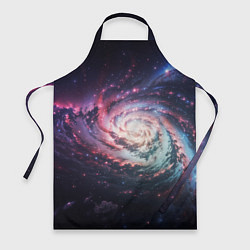 Фартук кулинарный Спиральная галактика в космосе, цвет: 3D-принт