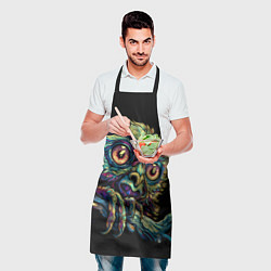Фартук кулинарный Психоделический тамарин, цвет: 3D-принт — фото 2