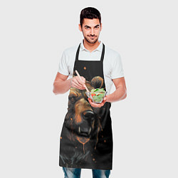 Фартук кулинарный Бурый медведь, цвет: 3D-принт — фото 2