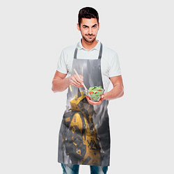 Фартук кулинарный Девчонка идущая в школу, цвет: 3D-принт — фото 2