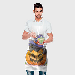 Фартук кулинарный ХэллоуиН для праздника, цвет: 3D-принт — фото 2