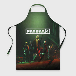 Фартук кулинарный Грабители Payday 3, цвет: 3D-принт