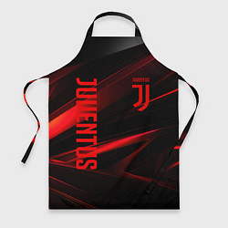 Фартук кулинарный Juventus black red logo, цвет: 3D-принт