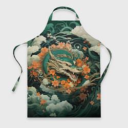 Фартук кулинарный Облачный дракон Irezumi, цвет: 3D-принт
