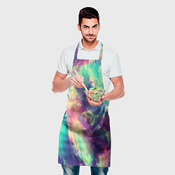Фартук кулинарный Яркая футболка кислота, цвет: 3D-принт — фото 2