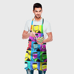 Фартук кулинарный Pop art - abstraction - vogue, цвет: 3D-принт — фото 2