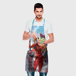 Фартук кулинарный Аска Еванеглион, цвет: 3D-принт — фото 2
