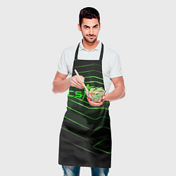 Фартук кулинарный CS GO dark green, цвет: 3D-принт — фото 2