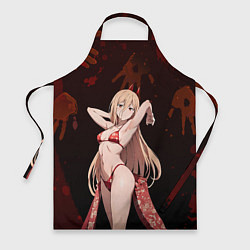Фартук кулинарный Пауэр в бикини, цвет: 3D-принт