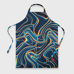 Фартук кулинарный Abstract waves, цвет: 3D-принт