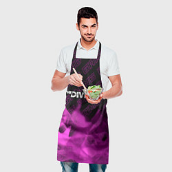 Фартук кулинарный The Division pro gaming: символ сверху, цвет: 3D-принт — фото 2