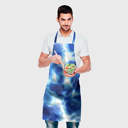Фартук кулинарный Акварельные абстрактные пятна напоминающие космос, цвет: 3D-принт — фото 2